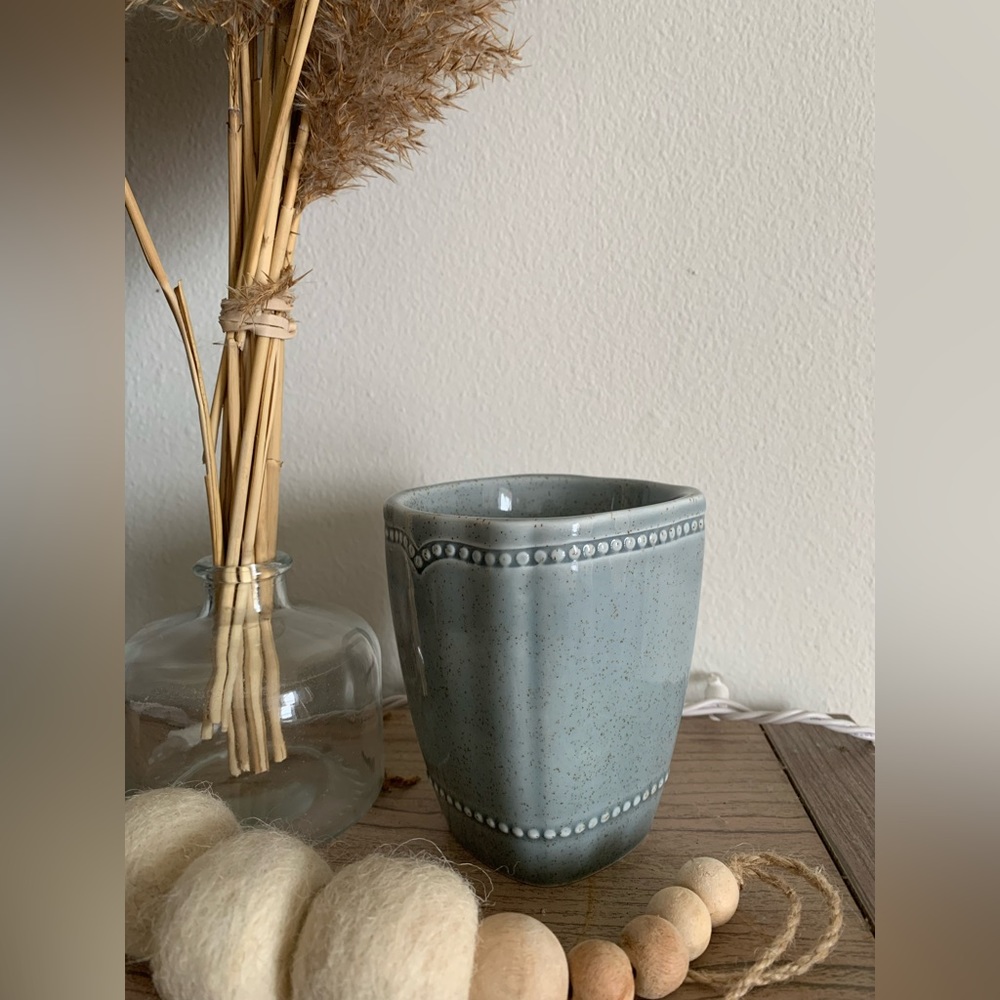 Slate blue coffee mug